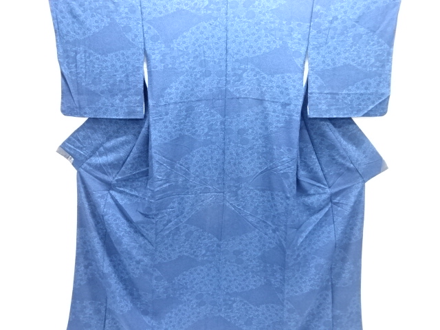 JAPANESE KIMONO / KOMON / INDIGO / FLOWER & PLANT